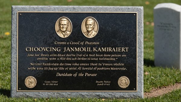 Choisir une plaque funéraire personnalisée pour rendre hommage
